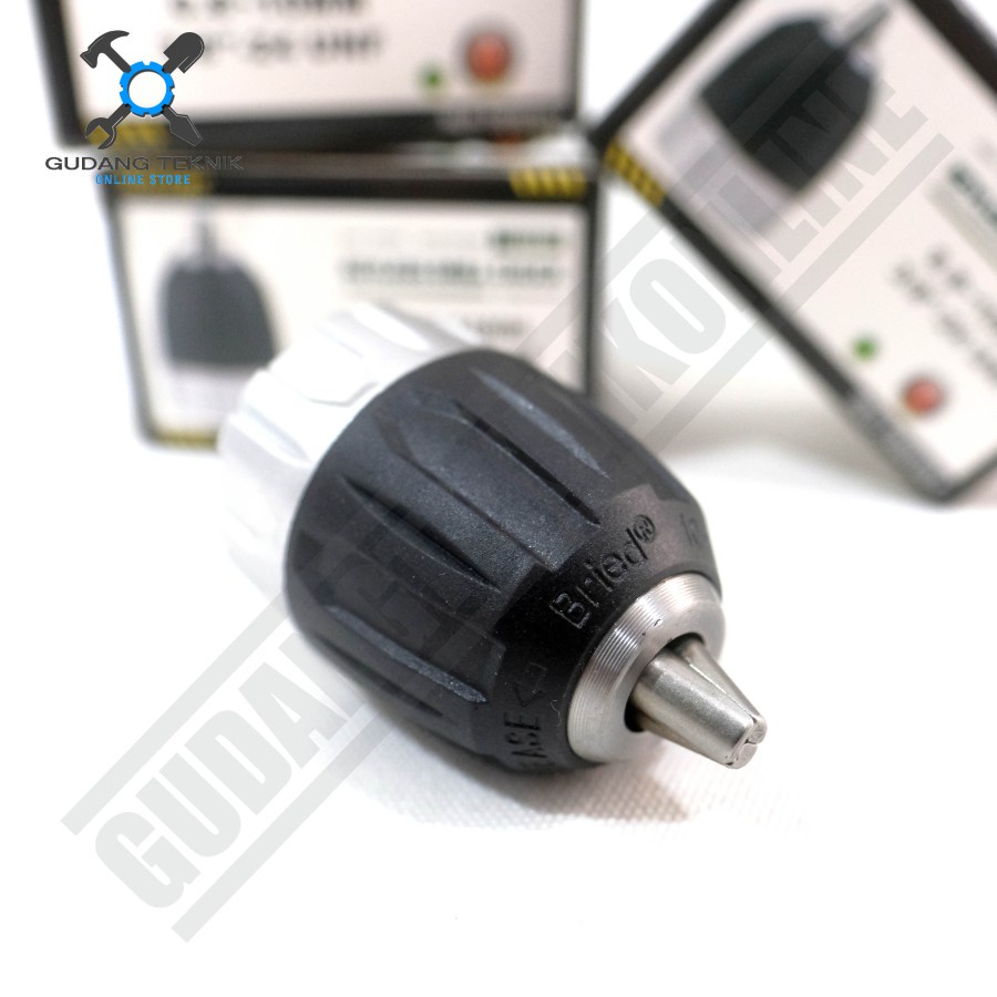 Kepala Bor 10mm CORDLESS Keyless / KEYLESS Drill Chuck 10 mm 3/8&quot; inch 24 UNF - Kepala Bor Tangan Baterai