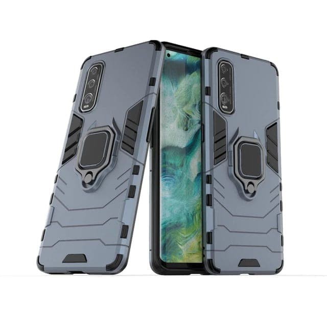 Oppo Find X2 / Find X2 Pro Soft Case Hybrid Ring Stand Panther Series