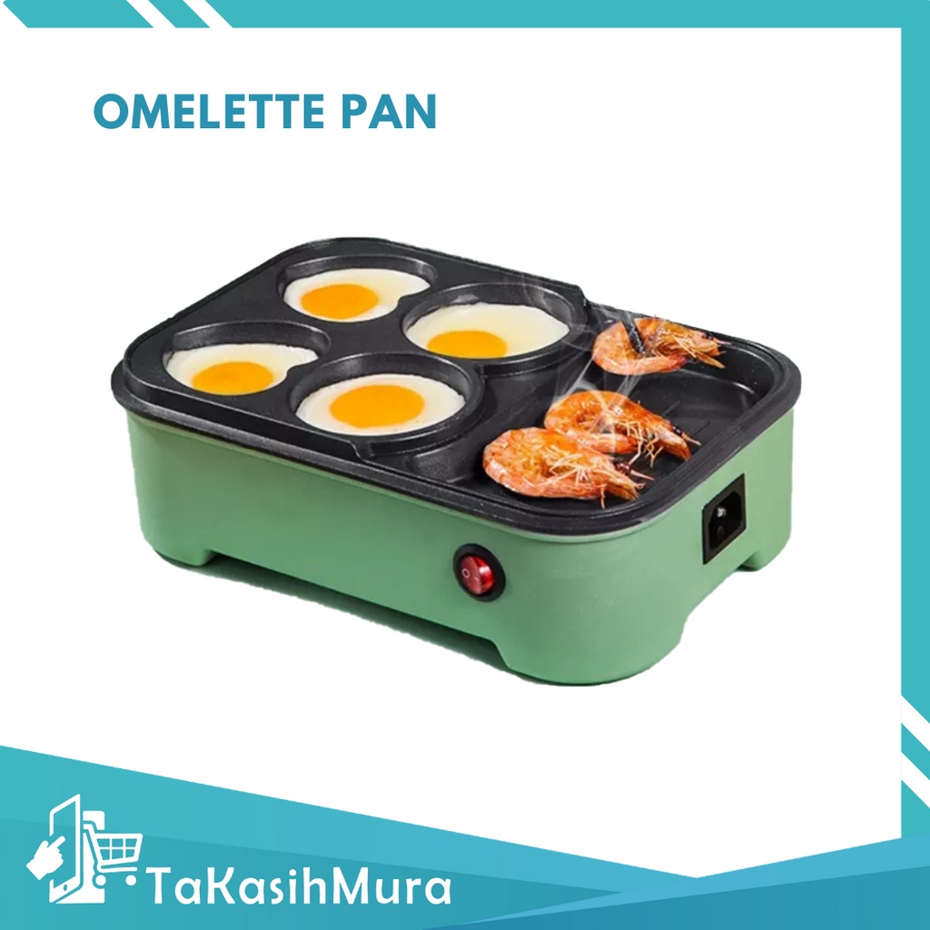 Mesin Burger Telur Goreng Frying Pan Omellet Pan Teflon Panci JN 0918E