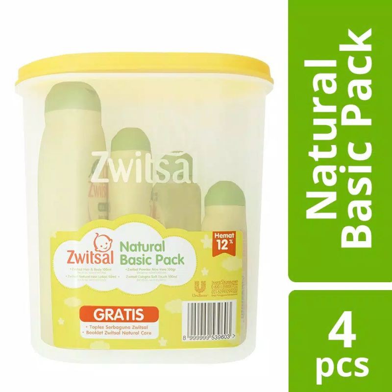 zwitsal Baby Natural Spa Gift Pack Toples