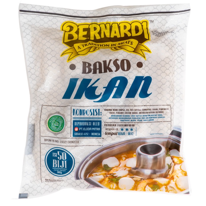 

[READY STOCK] BERNARDI BAKSO IKAN 50 BJ KECIL