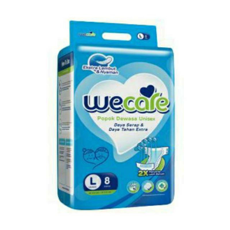 POPOK LANSIA WECARE adult diapers L8
