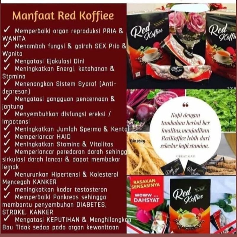 

KOPI REDKOFFIE PER SACHET
