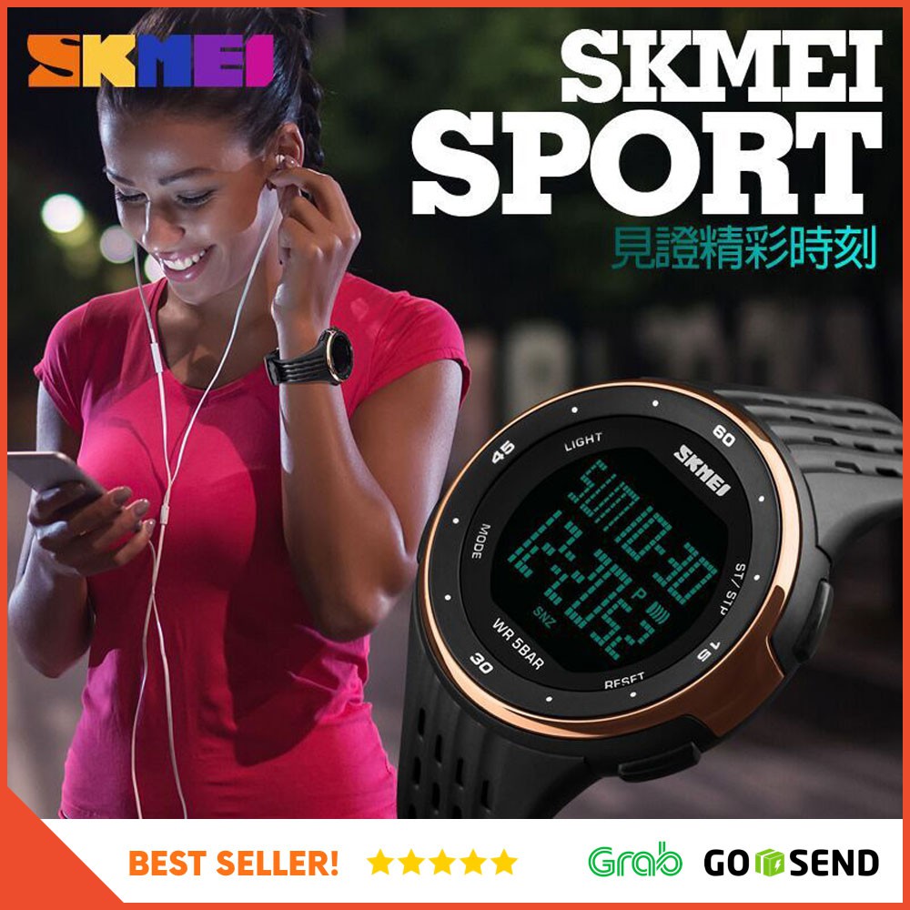 SKMEI Jam Tangan Digital Pria - DG1219 - Black