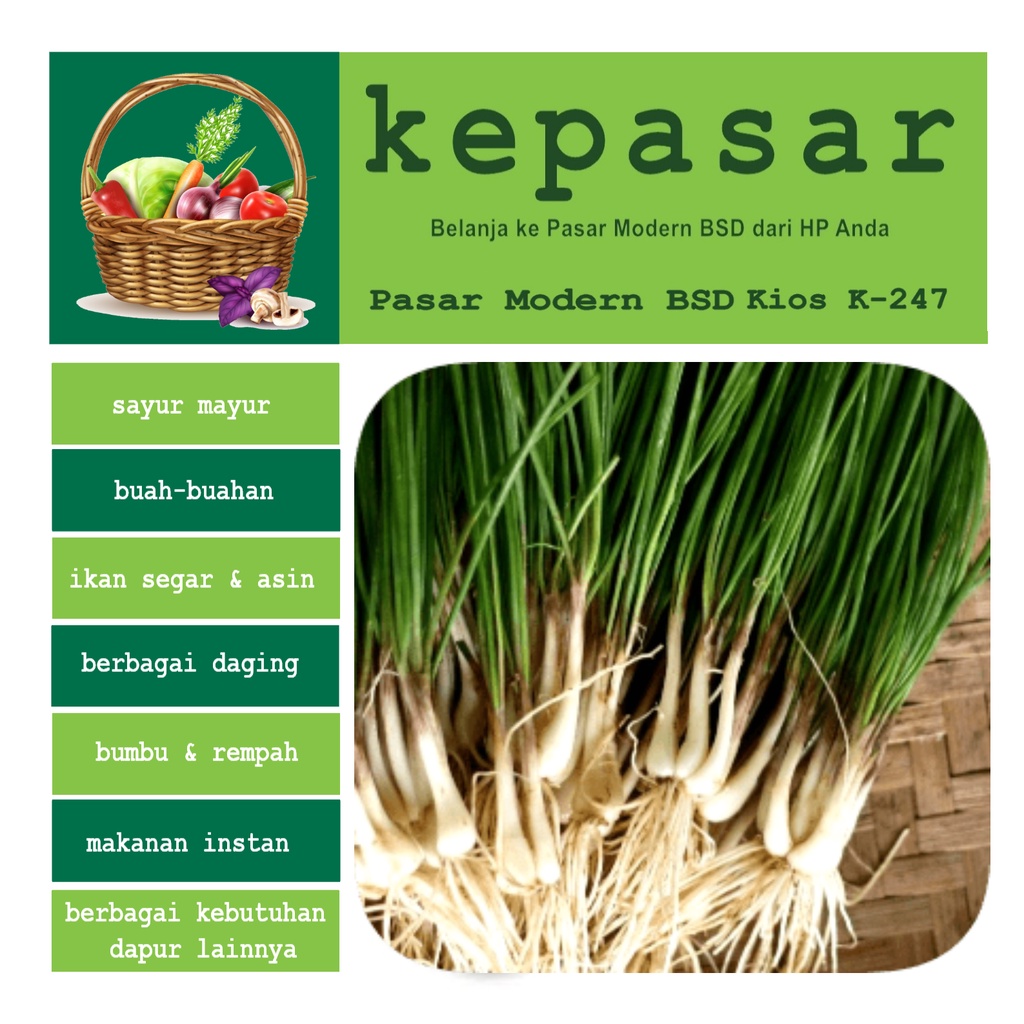 

Bawang Lokio / Bawang Batak 1 ikat