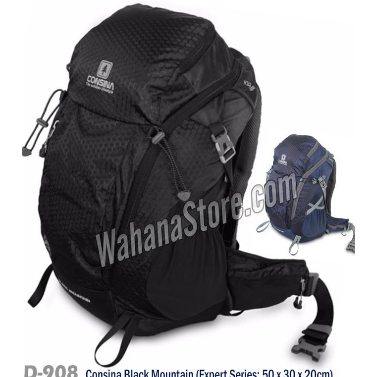Terbaik Tas Ransel / Daypack Consina Black Mountain Wahn