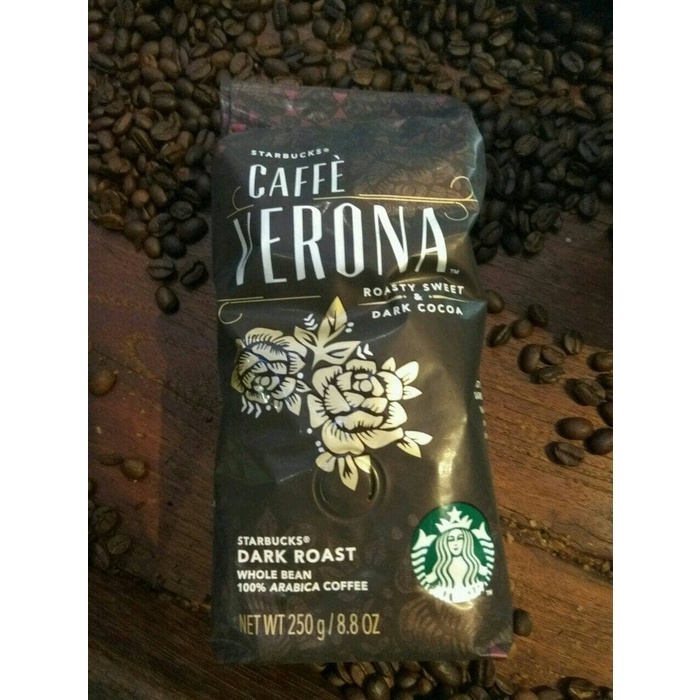 

vd201r Kopi Starbucks Caffe Verona Coffee Whole Bean - Coarse Ds20X11