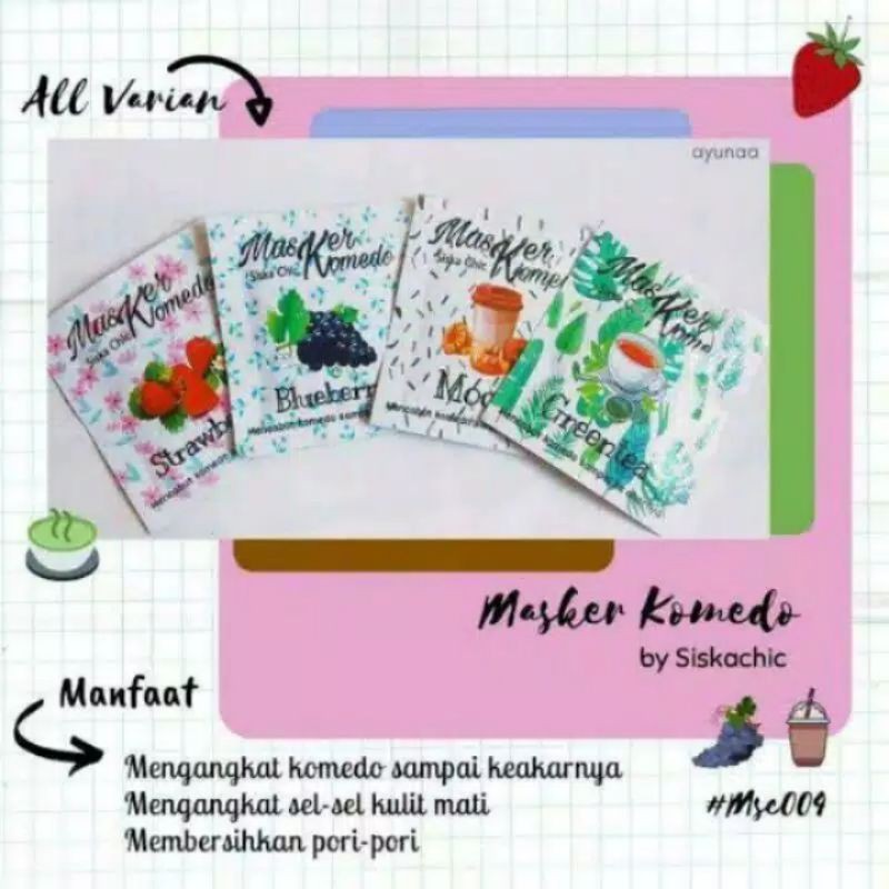 Masker Komedo Siska Chic