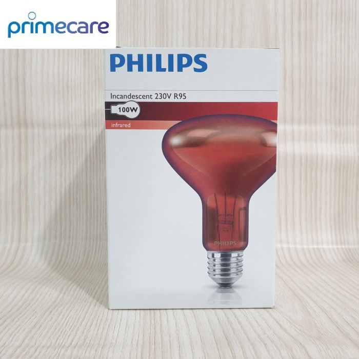 Jual Bohlam Infrared 100 Watt Inframerah Philips Terapi Fisioterapi ...