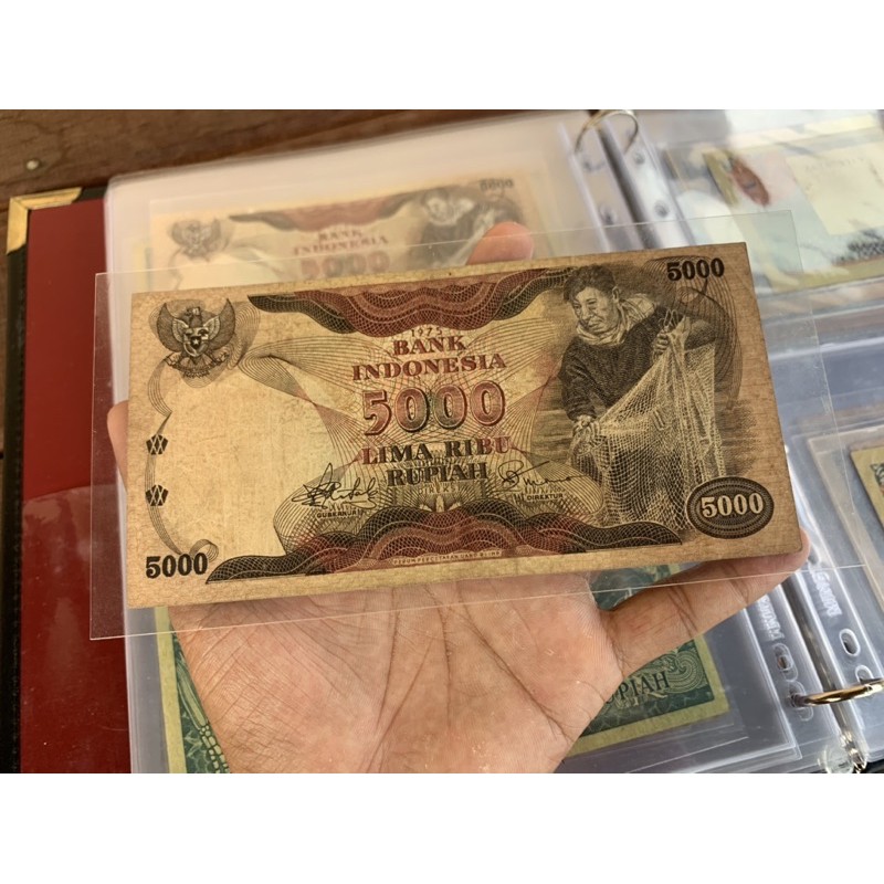 Uang Kuno Penjala Ikan 5000 VF 011