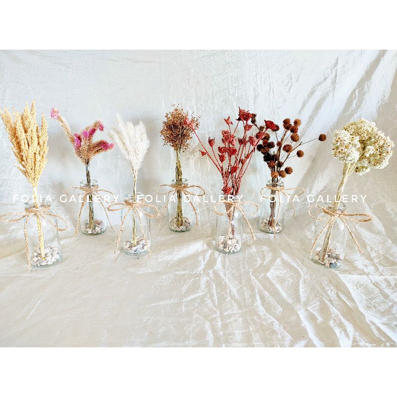 Jual PRISCILLA -1 Set Bunga Aesthetic Mini Dried Flowers- Hiasan Buket ...