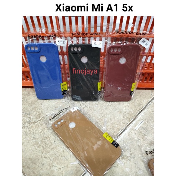 Softcase Xiaomi Mi A1 5x Silikon Casing Selicon Case Macaron Pelindung Pro Camera