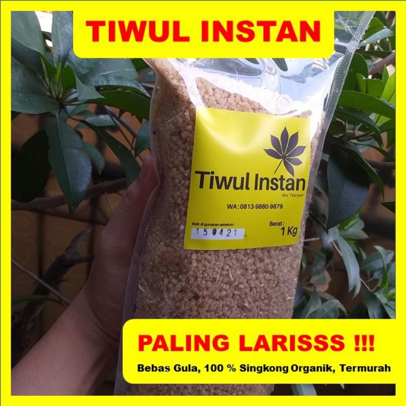 

Tiwul Instan Khas kebumen Nasi Oyek Singkong Tawar