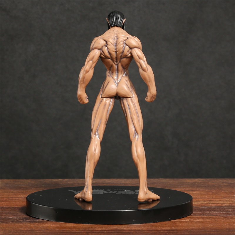 Mainan Action Figure Anime Attack on Titan Armored Eren Jaeger 15cm Bahan PVC