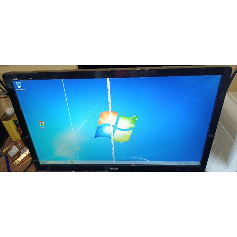 monitor led accer 20 in minus garis plus kabel