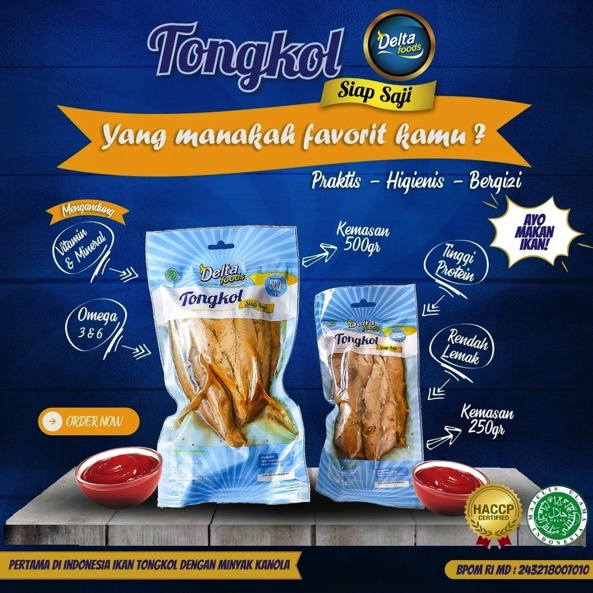 

DELTA Ikan Tongkol Siap Saji & Masak 250gram | Ikan Premium - Tidak Amis