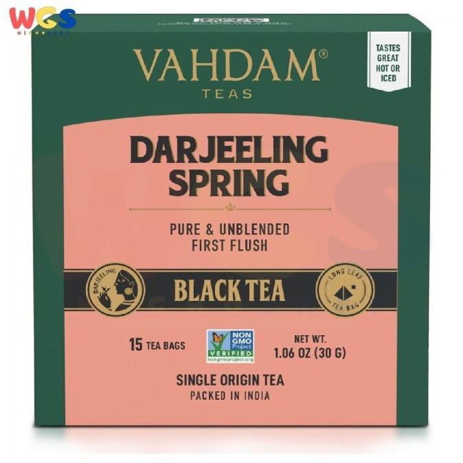 

Jual Vahdam Teas Black Tea Darjeeling Spring 15 Tea Bags 1.06 Oz (30 G) Teh