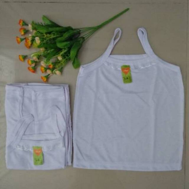 6pcs L kaos  singlet  anak cewek kaos  dalam anak perempuan  