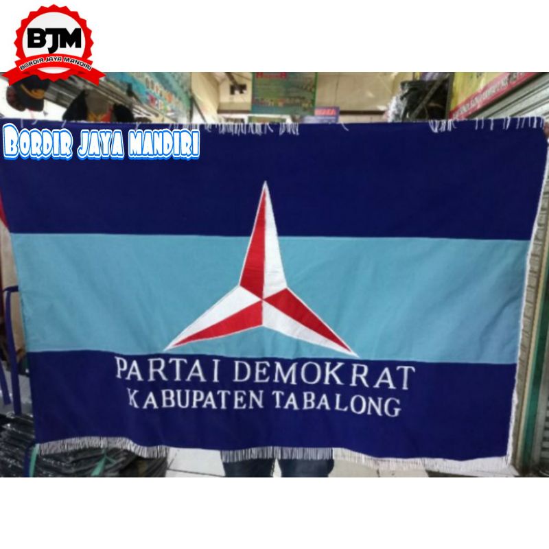 Bendera Pataka DEMOKRAT bordir