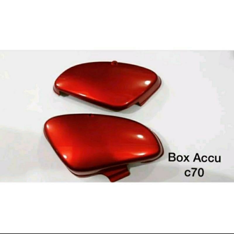 TUTUP BOK AKI C70 MERAH bok aki c70 merah - tepong aki c70 - tutup aki c70 c50 - bok aki c70