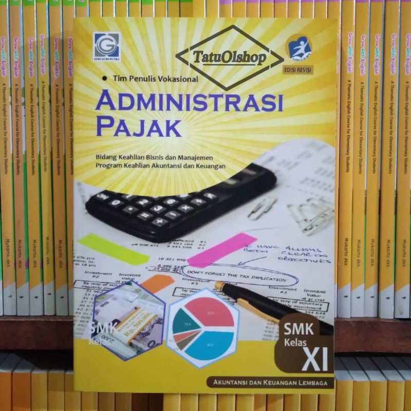 Buku Administrasi Pajak SMK Kelas 11 XI 2 Original Gino Guru Putra