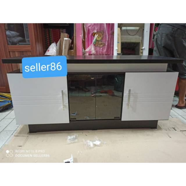  RAK  TV  MINIMALIS  HITAM  PUTIH  DESWAR MINIMALIS  HITAM  PUTIH  C11 Shopee Indonesia