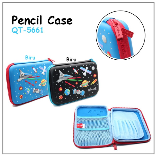 

Kotak pensil + pencil case smiggle + kotak pensil smiggle + qitong QT 5661
