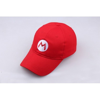 Super Mario Mario gift baseball cap embroidered cotton around cos hat fashion cap for men and  cap for women