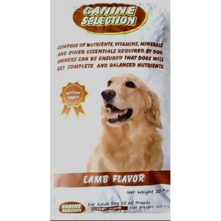 canin selection lamb repack 1kg/ makanan anjing