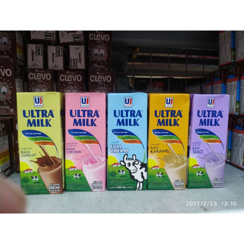 

susu ultra UHT 200ml