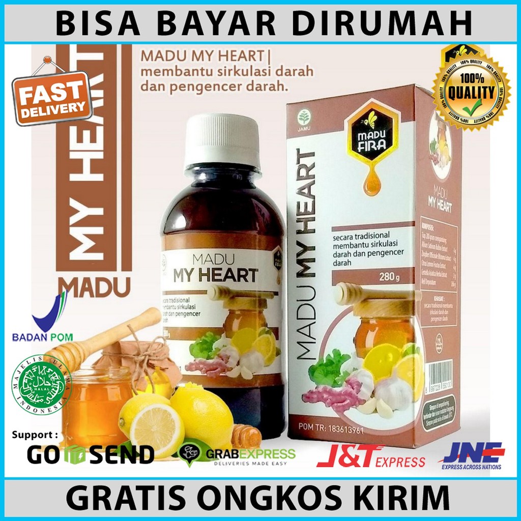 

obat darah tinggi kronis original asli / obat darah tinggi murah / Madu My Heart ampuh/alby_herbal_