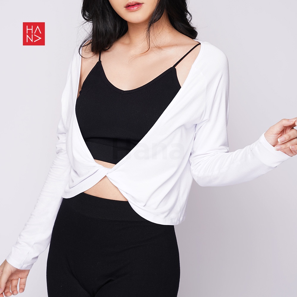 HanaFashion JKT - Zea Blouse / Outer Kaos Murah / Kardigan Wanita Gaya Korea - TS492