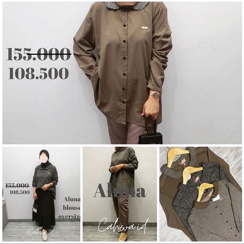 ALUNA  blouse oversized