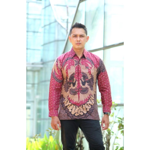 Batik lengan panjang bahan katun