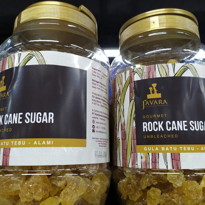 

JAVARA Gourmet Rock Cane Sugar Unbleached Gula Batu Tebu 1kg