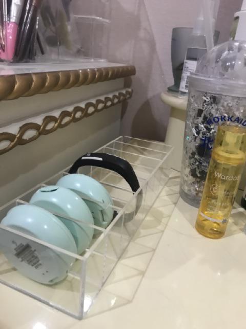 Acrylic Tempat Bedak 8kotak, Acrylic Cussion Organizer , Akrilik