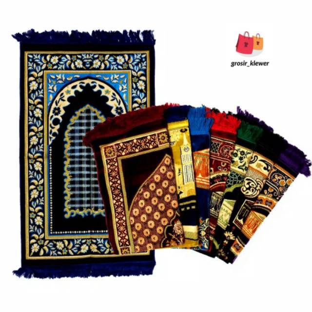 Sajadah turki premium ukuran 65x110 cm //sajadah solat murah