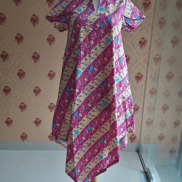 Dress rok v batik wanita