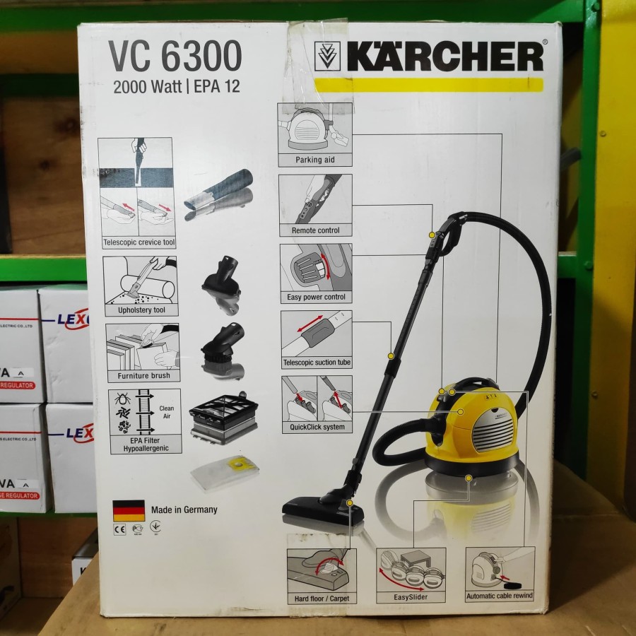 Karcher VC6300 VC6 300 Vacuum Cleaner Penyedot Debu dan Tungau EPA 12