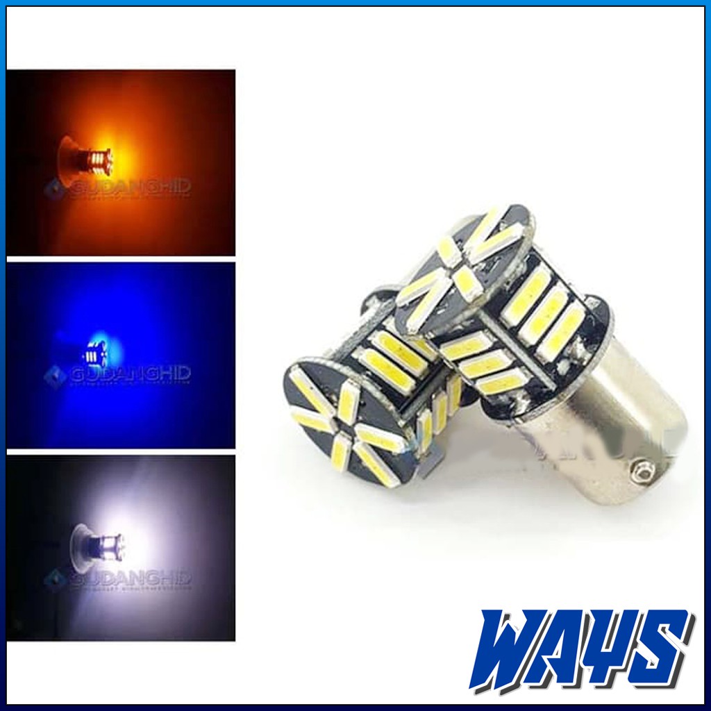 [L183] Lampu LED Spextrum Sein Sen Reting Rem Stoplamp Kaki 1 1156 S25 Bayonet 21 Mata 10W Mobil