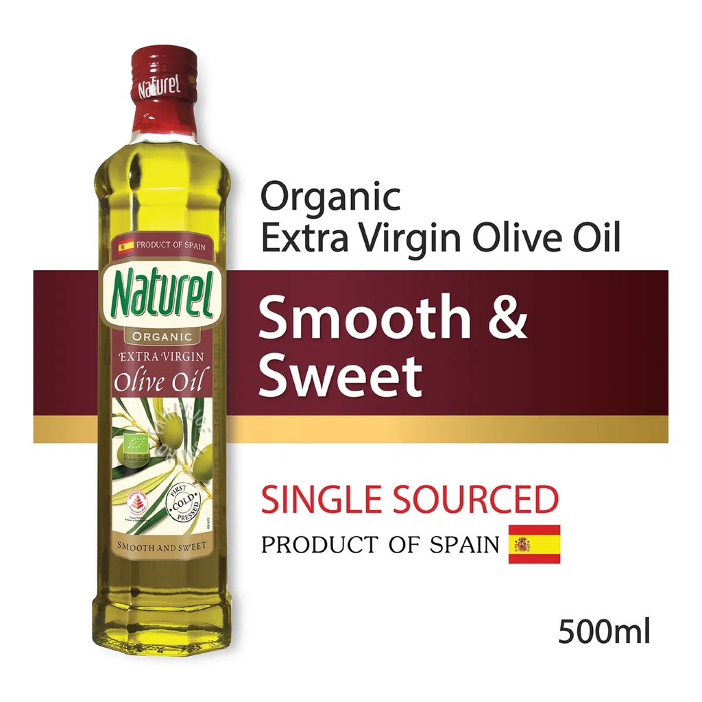 

Naturel Organic Olive Oil - Extra Virgin - 500ml