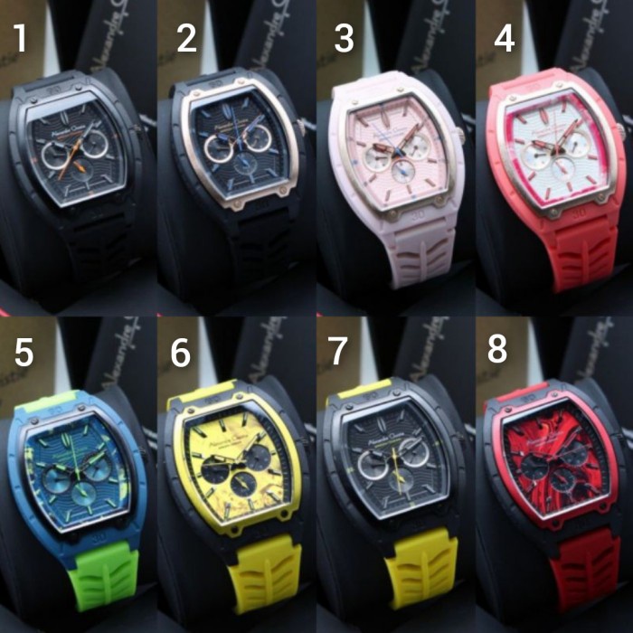 Alexandre Christie Unisex Pria Wanita 2971 AC 2971 AC2971 Original Rubber