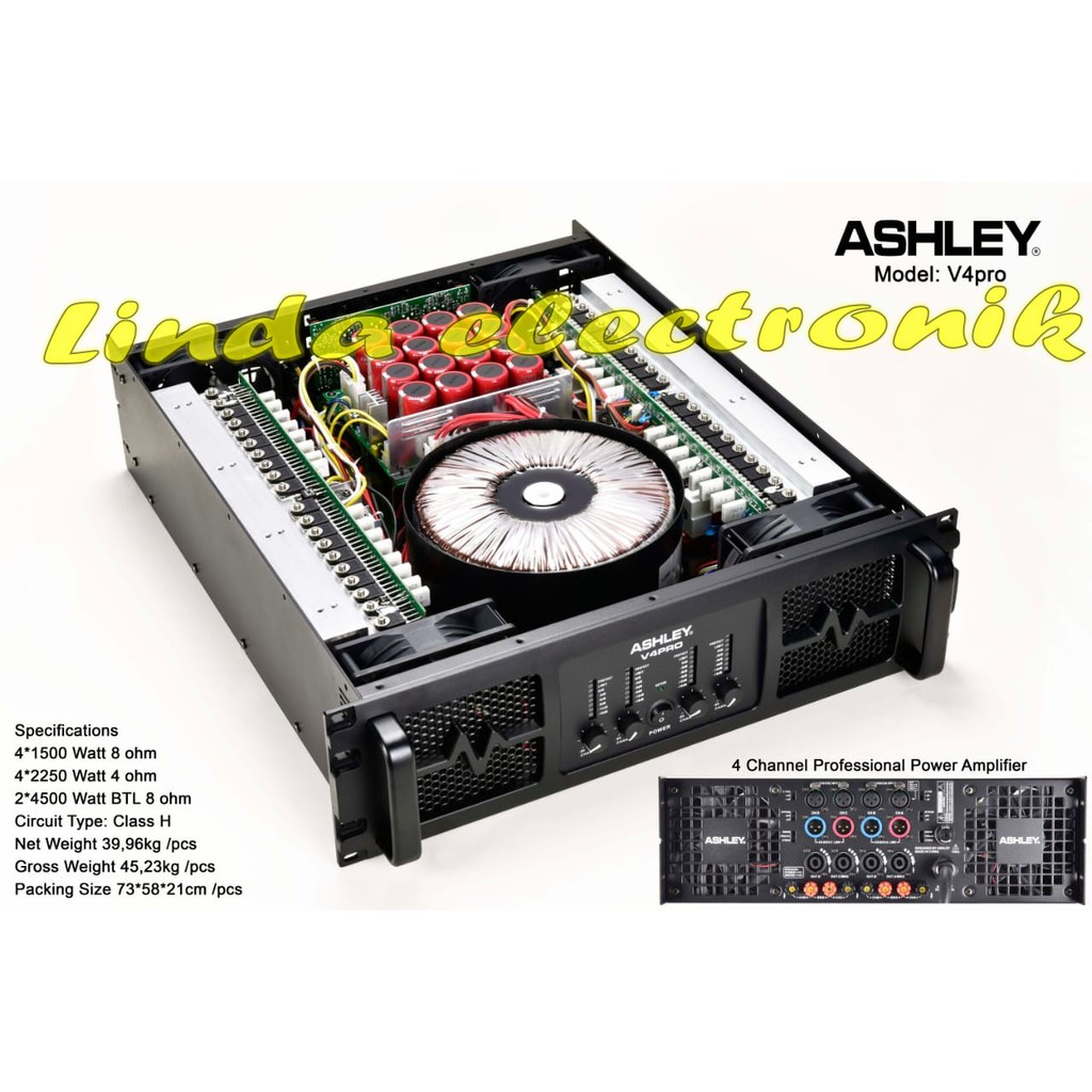 power ASHLEY V4PRO 3U ORYGINAL ashley v4pro  ashley v 4pro ashley v4 pro