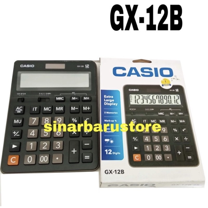 

Kalkulator/Calculator "Casio" GX-12B 12 Digits 100% Original