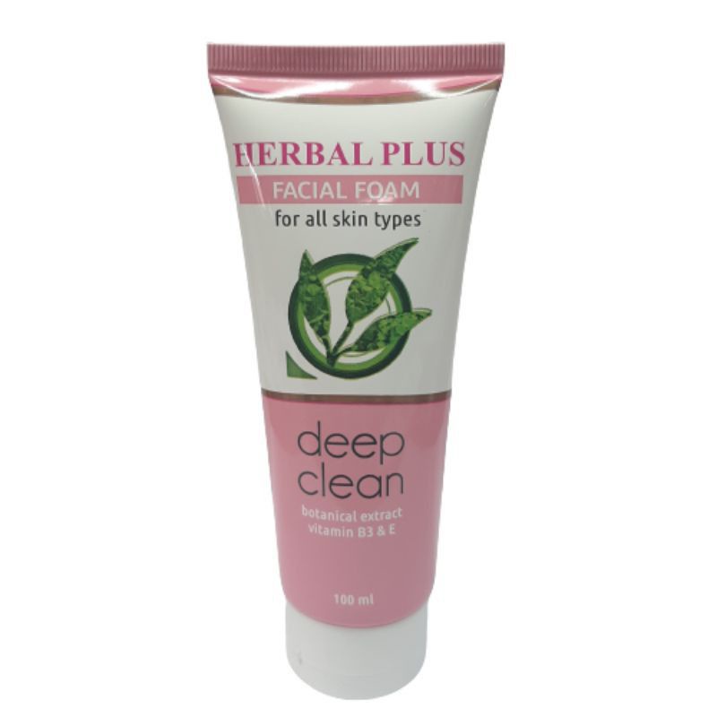 Facial Foam Herbal plus deep clean 100ml For All Skin