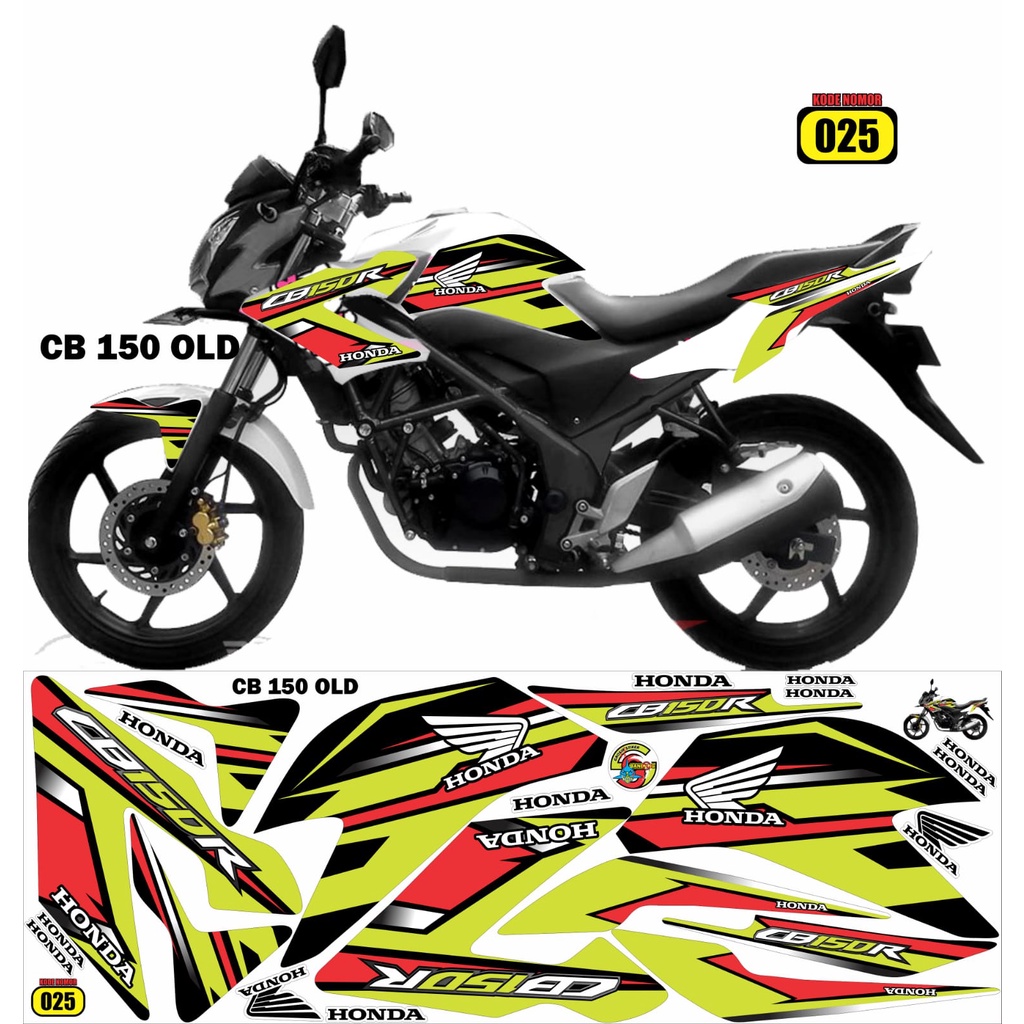striping Cb150r lama 2012-2014 / decal Cb150r lama 2012-2014 / variasi Cb150r lama 2012-2014