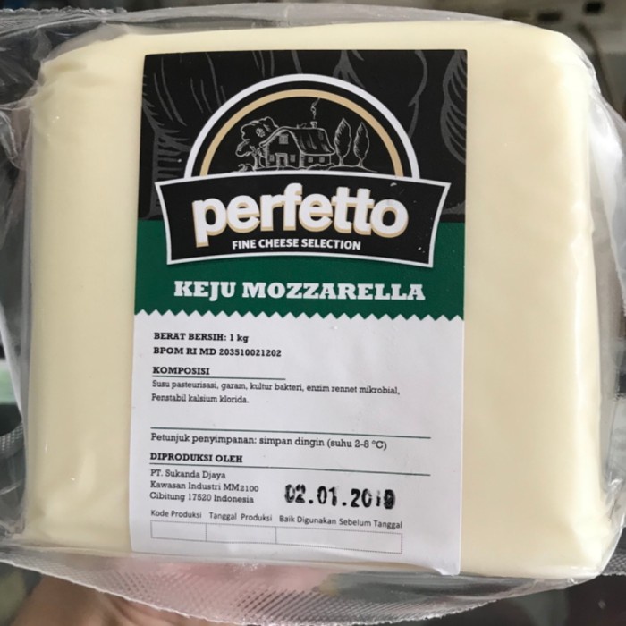 

Ee5F10 Perfetto Mozarella 1Kg | Keju Mozarella 1Kg | Halal 6Gddv