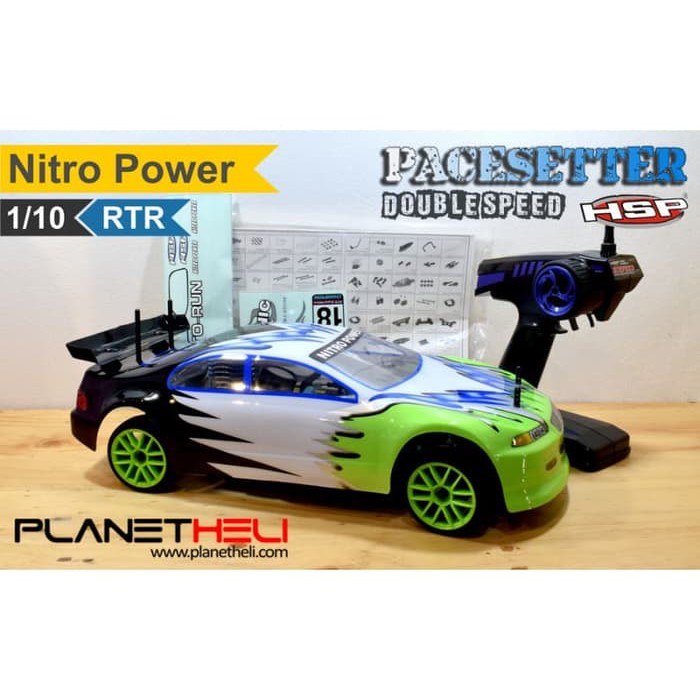HSP RC Car PEACESETTER Two Speed NITRO 4wd FULL Propo 1/10 Scale RTR R