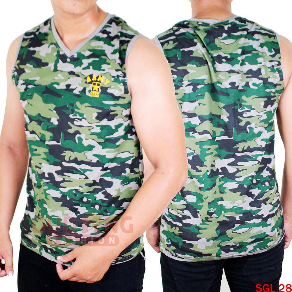 Kaos Army Singlet Dalaman Pria - SGL 28