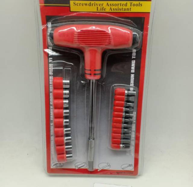 Obeng Set 21 Pcs // Screwdriver 2 Set //Obeng Kunci T